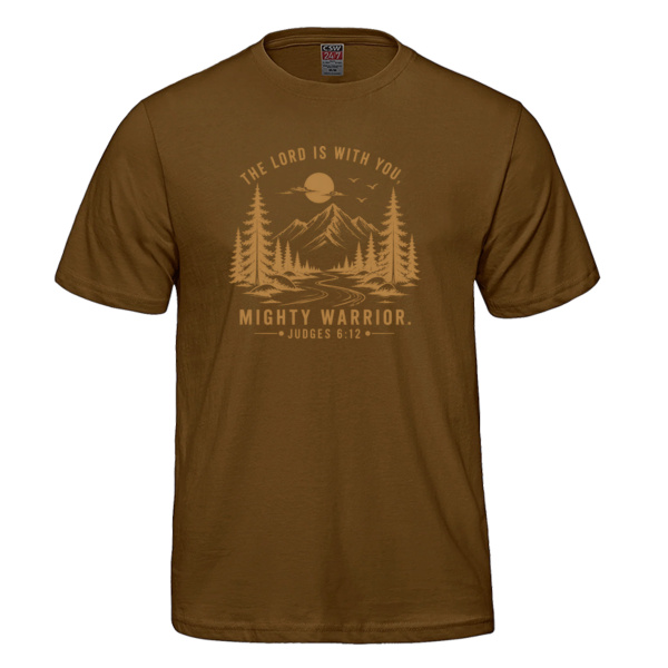 Caramel Mighty Warrior Tee inspired by Judges 6:12